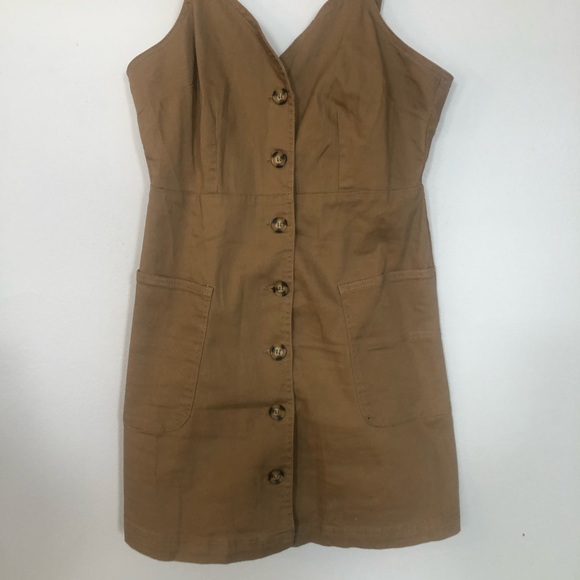 Designer Lab Brown Button Up Dress - Picture 3 of 6